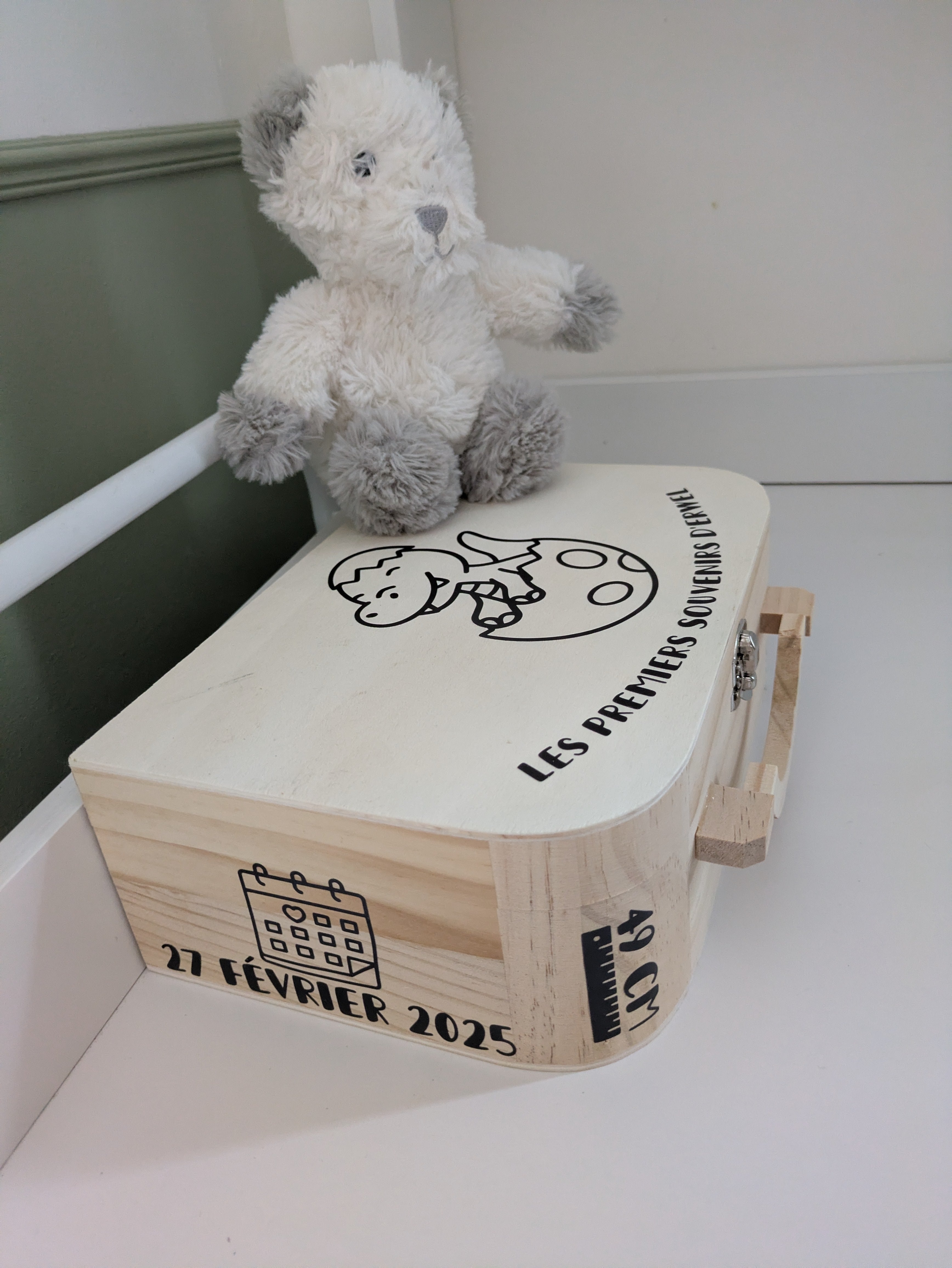 Valisette personnalisée - Mes premiers souvenirs