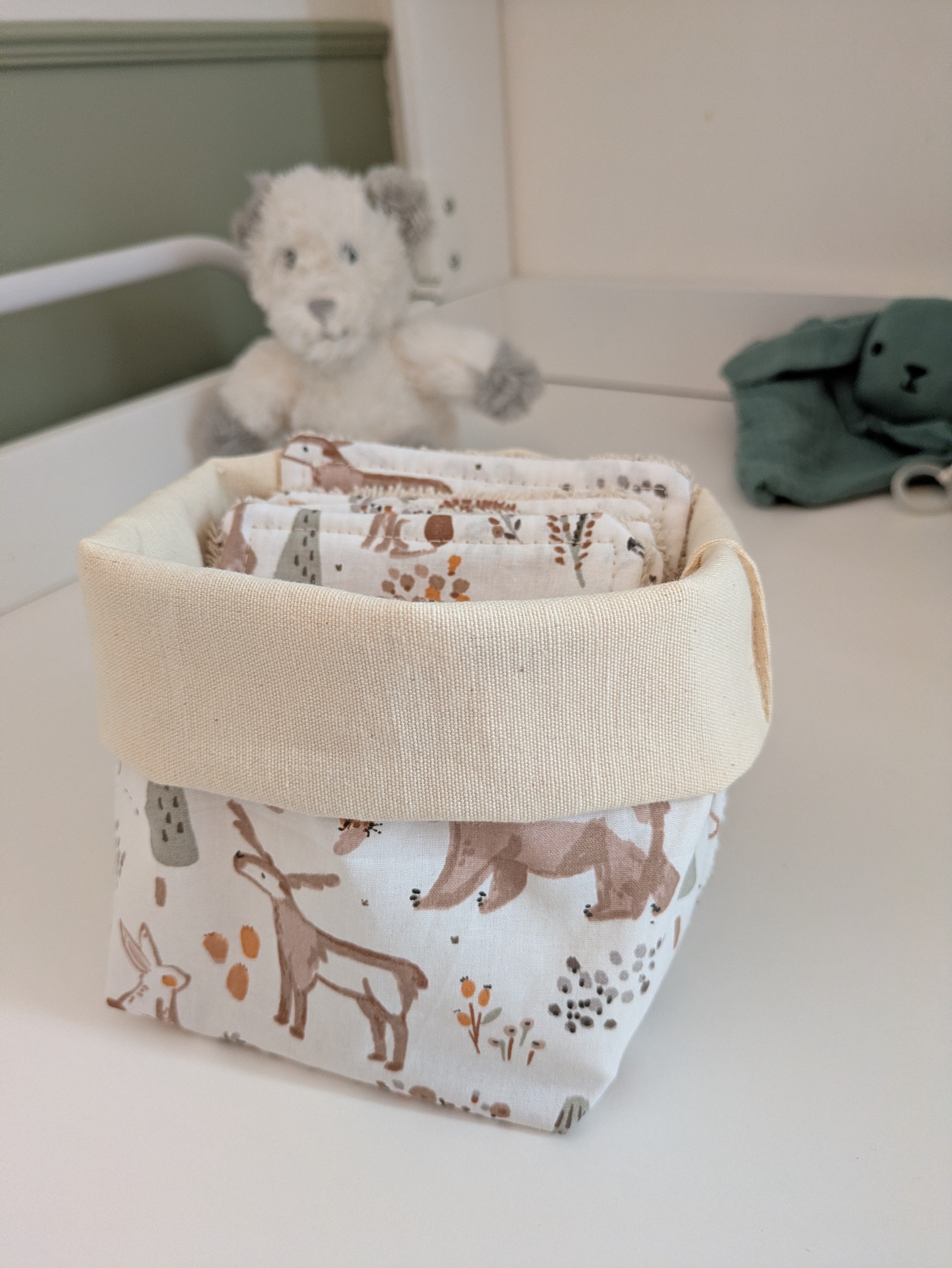 Lingettes lavables bébé – Lot de 6