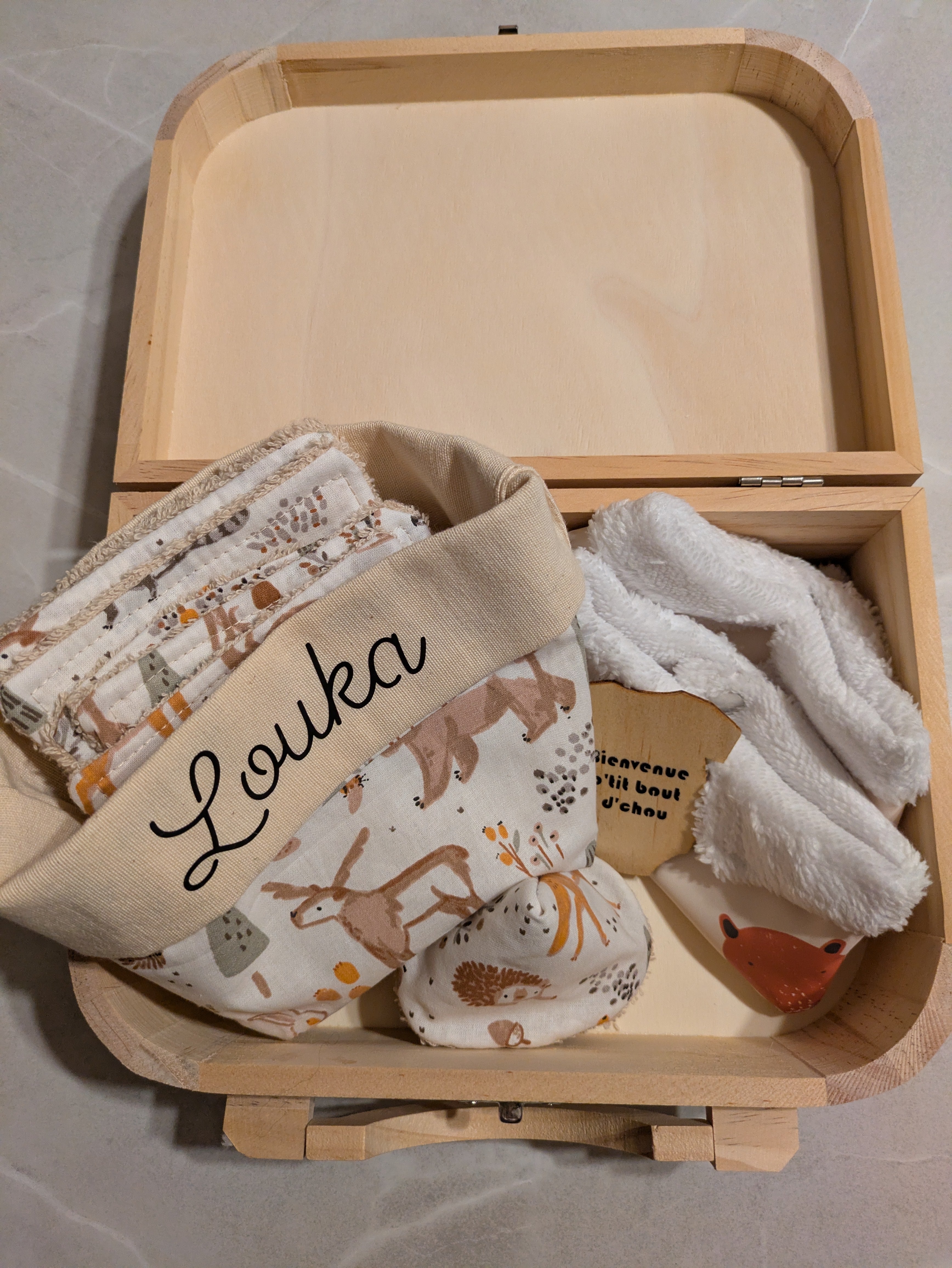 Le coffret naissance personnalisé - Garçon