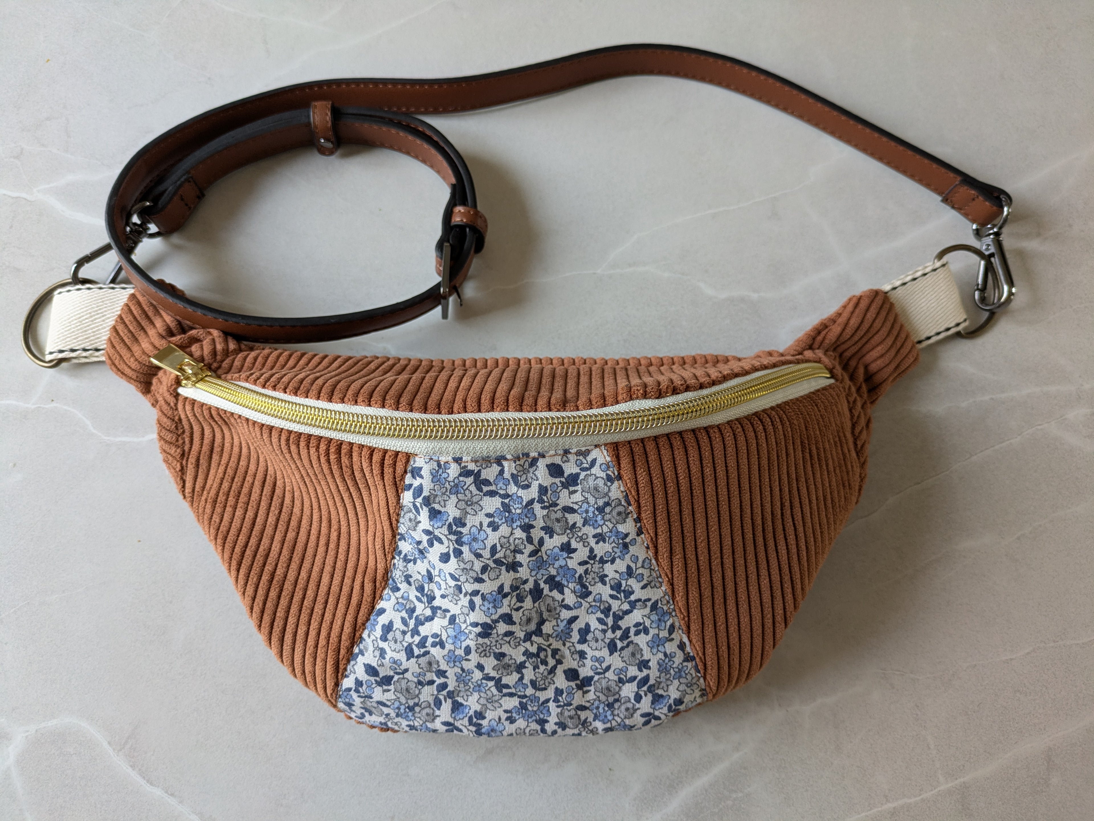 Sac banane personnalisable - Version triangle